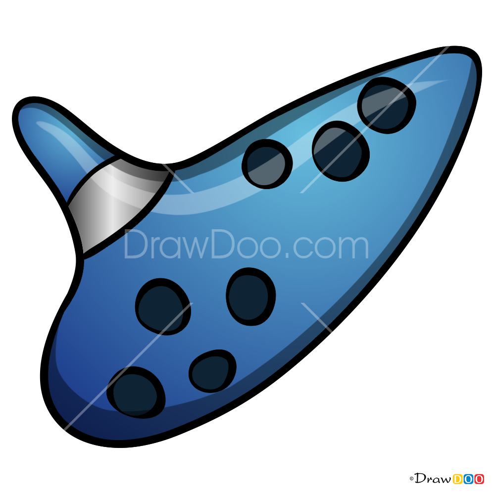 How to Draw Ocarina, Musical Instruments